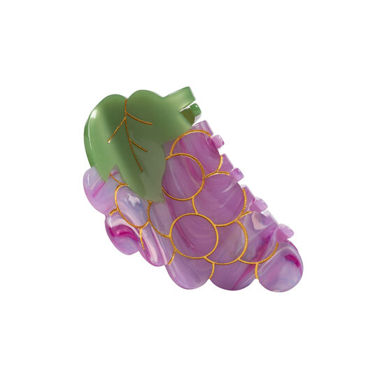 Grape hair claw clip